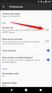 Image result for android keyboard number row