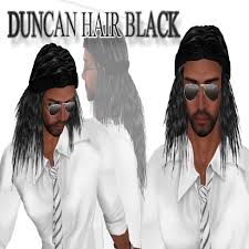 Second Life Marketplace - EdelStore man hair \u0026quot; DUNCAN \u0026quot; black ...
