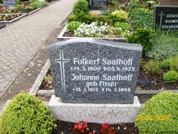 Grab von Folkert Saathoff (14.03.1909-25.04.1975), Friedhof ...