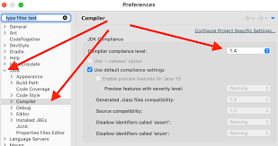 Image result for eclipse preference dialog
