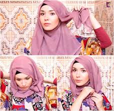 Tutorial Hijab Paris Simple dan Modis Beserta Gambar