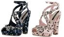 RIVER ISLAND cherry embellished platform sandals: inspired by Miu Miu?