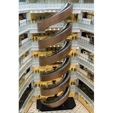 Image result for spiral escalator
