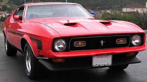 Image result for Bright Red 1972 Mustang