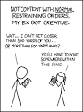 xkcd: Restraining Order