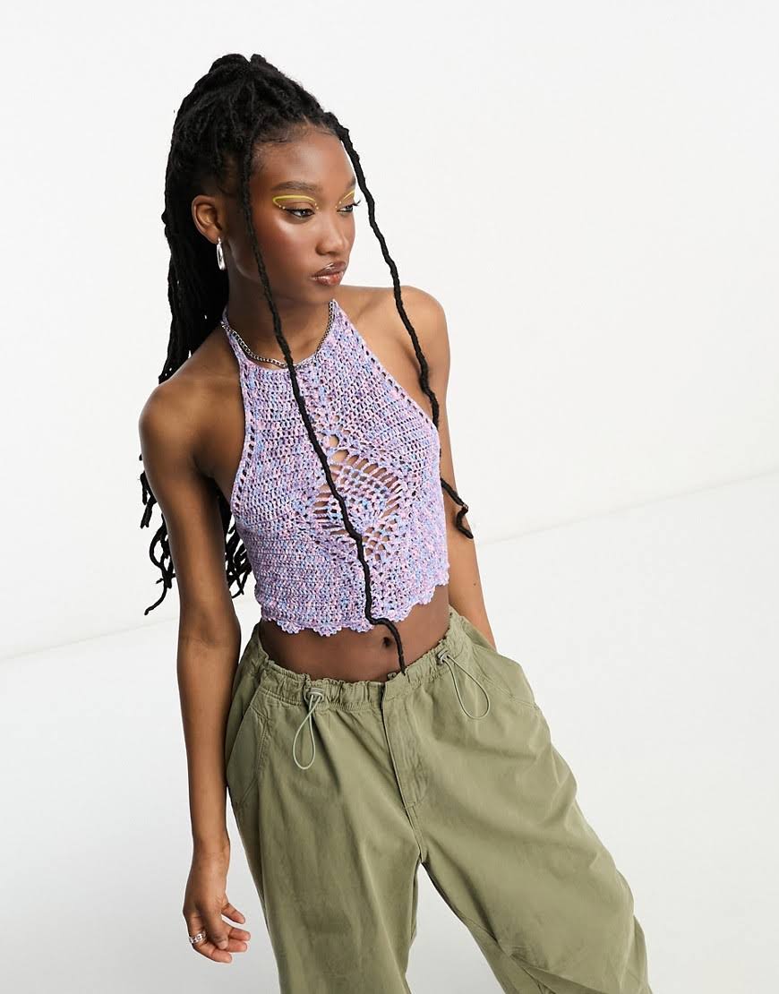 Target Cargo Pants and Crochet Top