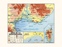 Image result for carte du midi mediterraneen