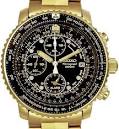 Seiko Aviation Goldtone Watch