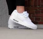 New Women's Nike Air Max 1 Triple White Size 6 Running Shoes Nike ...