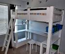 Ana White | Build a Loft Bed Small Bookcase and Desk | Free and ...