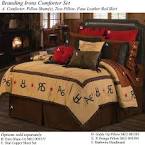 Branding Irons Rustic Western Bedding Ensemble