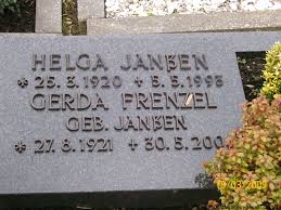 Grab von Helga Janßen (25.03.1920-05.05.1993), Friedhof Westeraccum - wc095