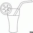 Cold Drinks coloring page
