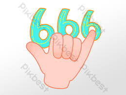 Image result for 666 hand gesture