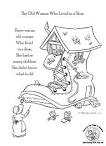  lived in a shoe Colouring Pages