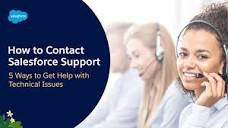 Contact Salesforce Customer Support