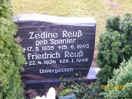 Grab von Friedrich Reuß (22.04.1934-26.01.1998), Friedhof Brockzetel