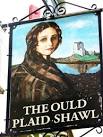 Sign for the Ould Plaid Shawl. The birthplace of poet Francis Fahy - via Daymix
