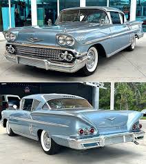 Image result for Silver Blue 1958 Chevrolet