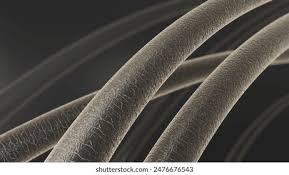 Image result for human hair microscope image