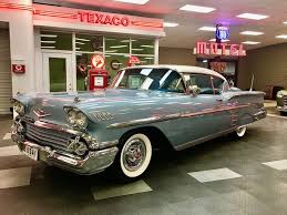 Image result for Silver Blue 1958 Chevrolet