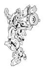 Transformers coloring page