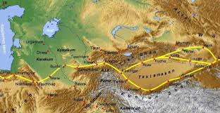 Image result for silk road map