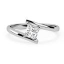 Engagement Ring : attractive 4 Claw Princess cut : Samara James