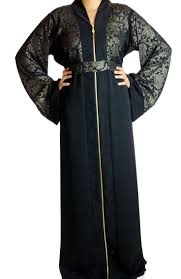 A-line, umbrella front zipper abaya design � Girls Hijab Style ...