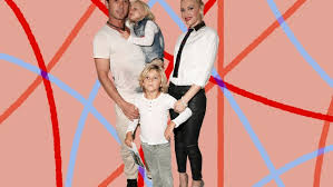 Image result for Queen B by Bumbleride $428 Gwen Stefani and Gavin Rossdale with Kingston and Zuma at the LA zoo