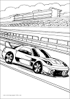 Hot Wheels coloring page