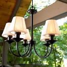 Garden Oasis Electric Chandelier - contemporary - outdoor lighting ...