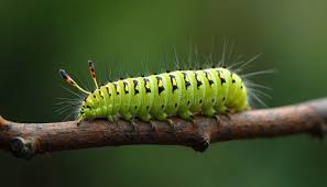 Attēlu rezultāti vaicājumam “Saturnia pavonia larva”