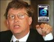 Bill Gates et Internet Explorer. Le logiciel de navigation de Microsoft, ... - tsr-afp-bill-gates-ie