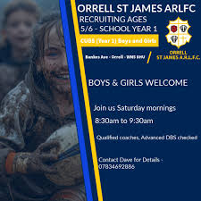 Image result for Orrall St James Rugby League Football Club