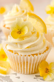 Image result for lemon cupcake
