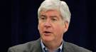 Rick Snyder answers reporters - 120704_rick_snyder_605_ap