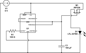 Image result for fade led 555 circuit