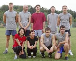 Burkard Kreidler, Yawei Zhang, Thomas Werner, Ania Rosiak, Ralf Müller, Thomas Kauf, Michael Rössle, Heiko Scharl, Sven Unger,. Juli 2004 - FIFA_WM_2004