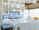 Spruce up a plain bathroom or kitchen backsplash with glass subway ...