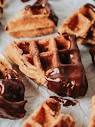 Churro Waffles with Chocolate Sauce - Whisked Away Kitchen