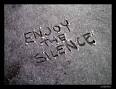 Sitting in Silence
