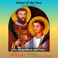 Image result for Saints Marcellinus and Peter