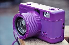 Image result for purple camera