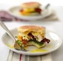 Poached Egg Sandwich with Spinach, Tomatoes, Bacon and Parmesan ...