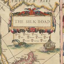 Image result for silk road map