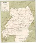 Country Map of Uganda