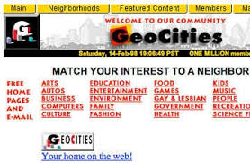 Image result for Geocities logo