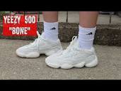 YEEZY 500 "BONE" REVIEW + ON FEET!!! SURPRISING GIRLFRIEND WITH ...