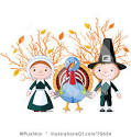 Thanksgiving Clipart  75634 by Pushkin Royalty Free  RF  Stock